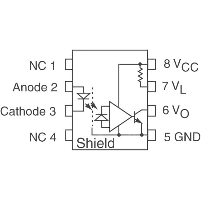 HCNW4506-300E Broadcom Limited  Optoisolators - Logic Output